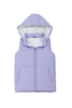 Girls Puffer Vest Sleeveless Winter Jacket Hood Warm Coat Print Lined Zip Up Waistcoat